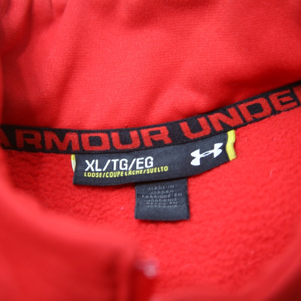 Under Armour Storm Men's Zip Up Sweatshirt/Jacket, Size XL, Red - Picture 2 of 4